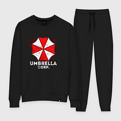 Костюм хлопковый женский UMBRELLA CORP, цвет: черный