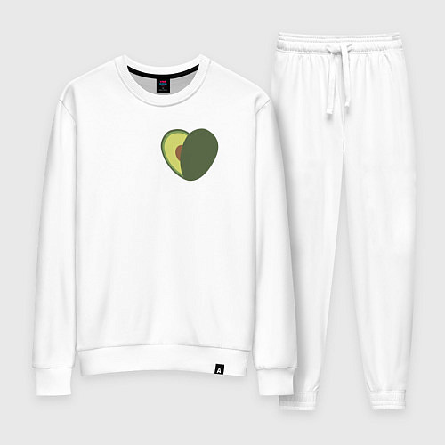 Женский костюм Avocado Heart / Белый – фото 1