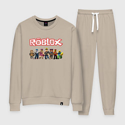 Костюм хлопковый женский ROBLOX, цвет: миндальный