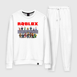Костюм хлопковый женский ROBLOX, цвет: белый