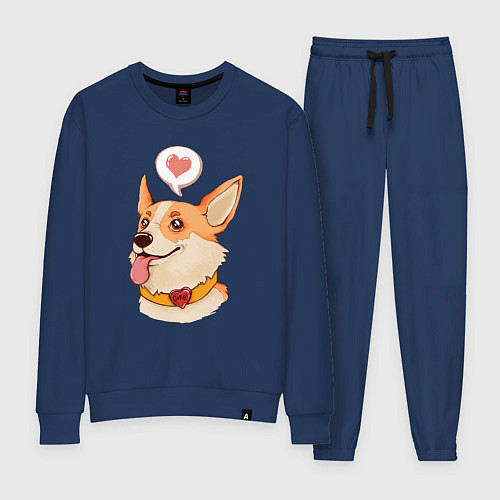 Женский костюм КОРГИ / Тёмно-синий – фото 1