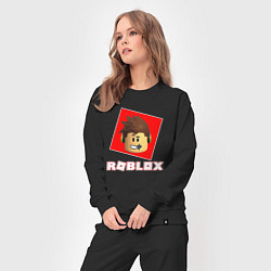 Костюм хлопковый женский ROBLOX, цвет: черный — фото 2