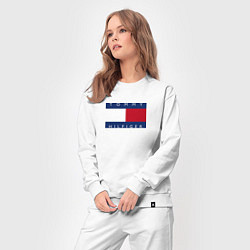 Костюм хлопковый женский TOMMY HILFIGER, цвет: белый — фото 2