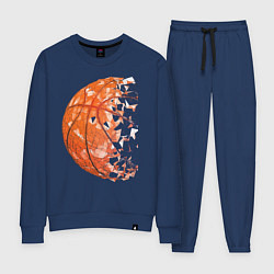 Костюм хлопковый женский BasketBall Style, цвет: тёмно-синий