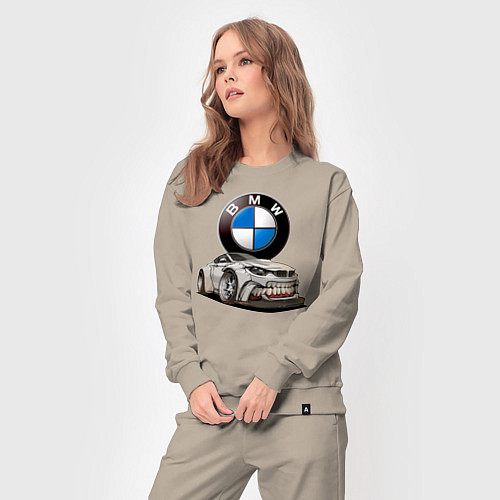 Женский костюм BMW оскал / Миндальный – фото 3