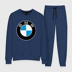Костюм хлопковый женский BMW, цвет: тёмно-синий
