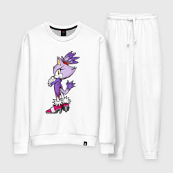 Костюм хлопковый женский SONIC Кошка Блейз, цвет: белый