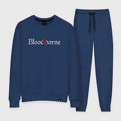 Костюм хлопковый женский Bloodborne, цвет: тёмно-синий
