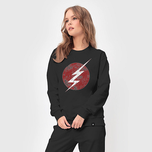 Женский костюм The Flash logo / Черный – фото 3