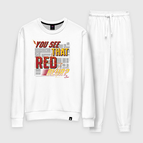 Женский костюм Red Blur / Белый – фото 1