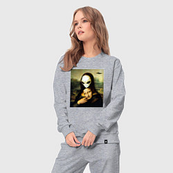 Костюм хлопковый женский Mona Lisa, цвет: меланж — фото 2