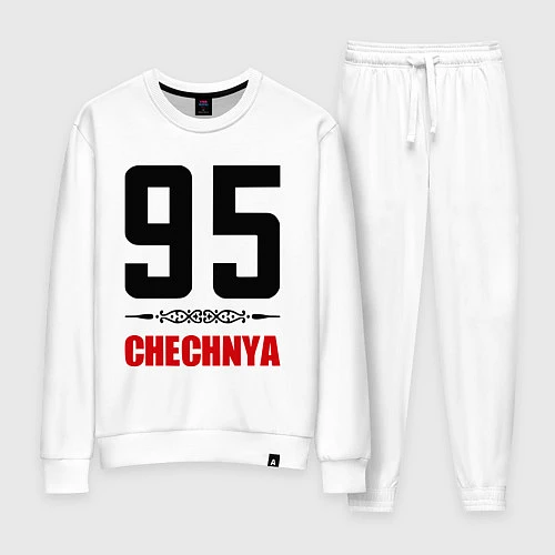 Женский костюм 95 Chechnya / Белый – фото 1