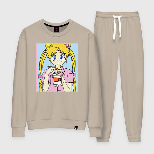 Женский костюм Sailor Moon Usagi Tsukino / Миндальный – фото 1