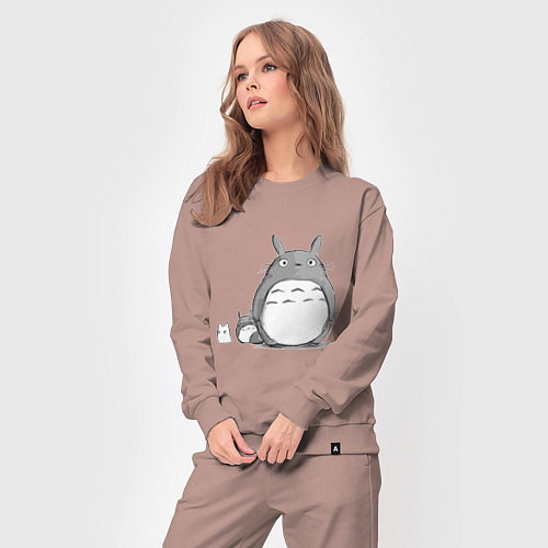 Женский костюм Тоторо / Пыльно-розовый – фото 3