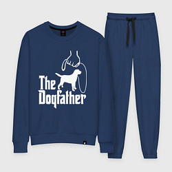 Костюм хлопковый женский The Dogfather - пародия, цвет: тёмно-синий