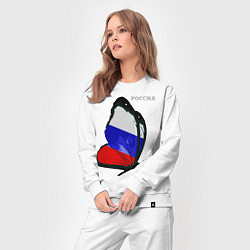 Костюм хлопковый женский Россия, цвет: белый — фото 2