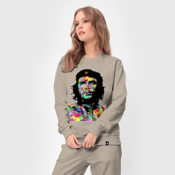 Костюм хлопковый женский Che, цвет: миндальный — фото 2