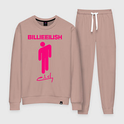 Костюм хлопковый женский BILLIE EILISH, цвет: пыльно-розовый