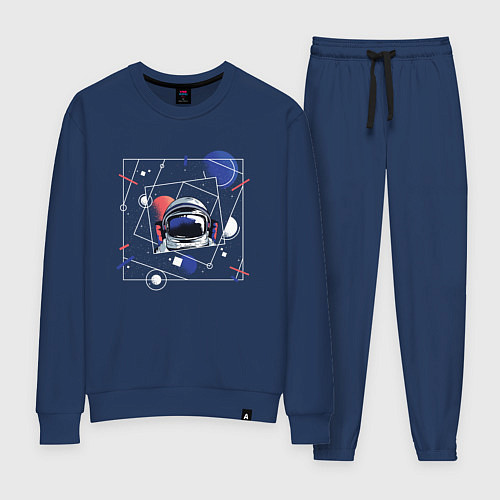 Женский костюм Астронавт во вселенной / Тёмно-синий – фото 1