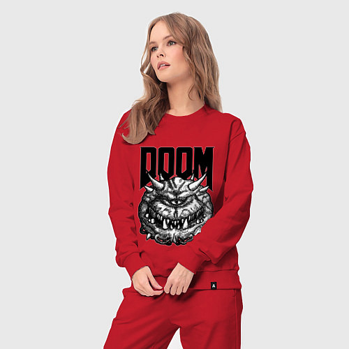 Женский костюм КАКОДЕМОН DOOM Z / Красный – фото 3