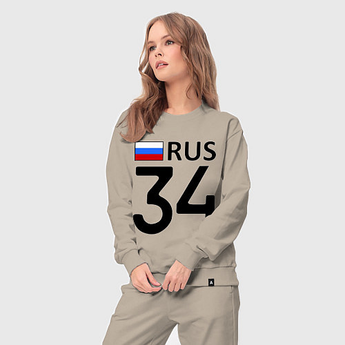 Женский костюм RUS 34 / Миндальный – фото 3