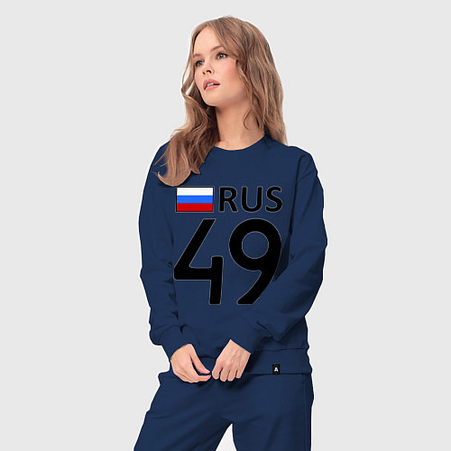 Женский костюм RUS 49 / Тёмно-синий – фото 3