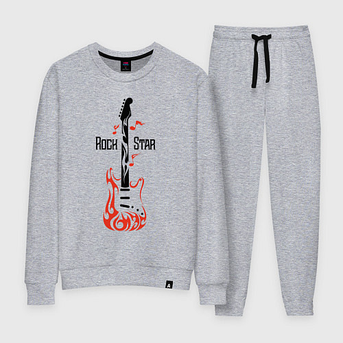 Женский костюм Rock star / Меланж – фото 1