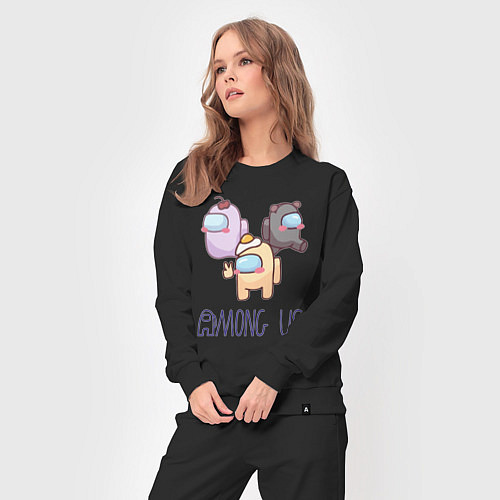 Женский костюм Among Us / Черный – фото 3
