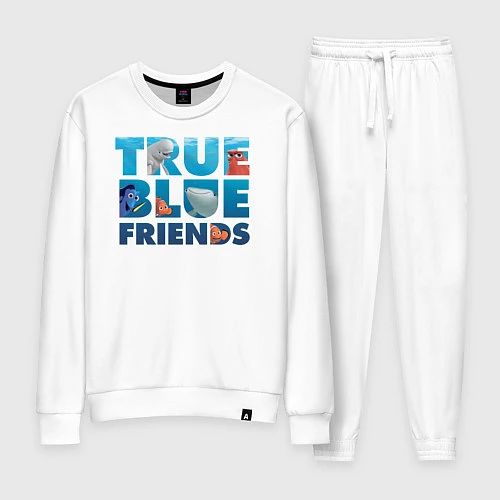 Женский костюм True Blue Friends / Белый – фото 1