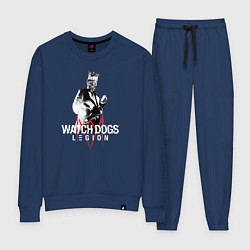 Костюм хлопковый женский Watch Dogs: Legion, цвет: тёмно-синий