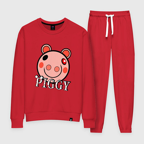 Женский костюм ROBLOX PIGGY / Красный – фото 1