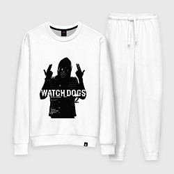 Костюм хлопковый женский Watch dogs 2 Z, цвет: белый