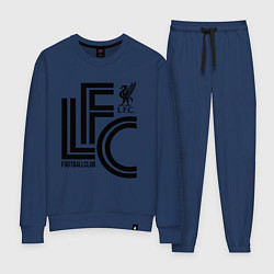 Костюм хлопковый женский Liverpool FC, цвет: тёмно-синий