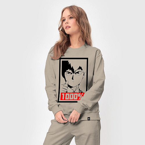 Женский костюм Mob psycho 100 Z / Миндальный – фото 3