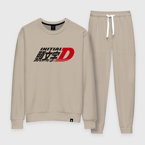 Женский костюм Initial D Logo Z / Миндальный – фото 1