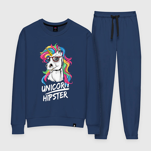 Женский костюм Unicorn hipster / Тёмно-синий – фото 1