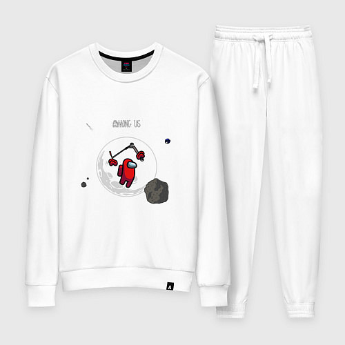 Женский костюм Among us самокат фристайл / Белый – фото 1