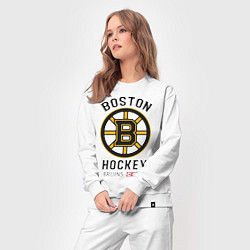 Костюм хлопковый женский BOSTON BRUINS NHL, цвет: белый — фото 2