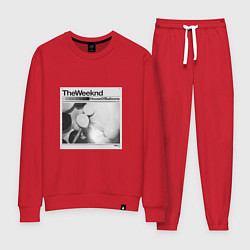 Костюм хлопковый женский House Of Balloons The Weeknd, цвет: красный