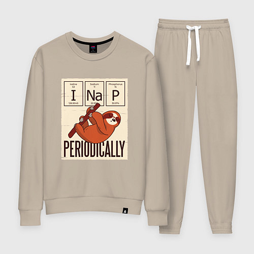 Женский костюм I Nap Periodically / Миндальный – фото 1