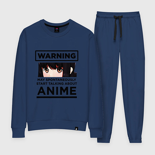 Женский костюм Warning ANIME / Тёмно-синий – фото 1