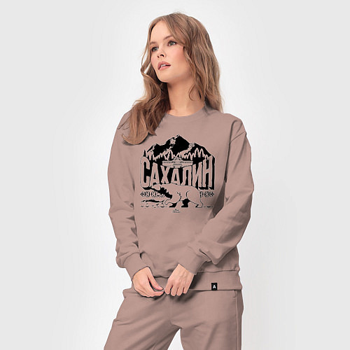 Женский костюм Остров Сахалин / Пыльно-розовый – фото 3