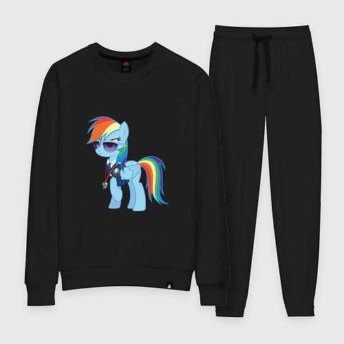 Женский костюм Pony - Rainbow Dash / Черный – фото 1