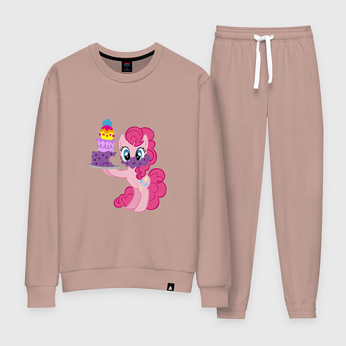 Женский костюм My Little Pony Pinkie Pie / Пыльно-розовый – фото 1