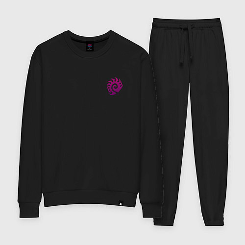 Женский костюм Zerg logo mini Purple / Черный – фото 1