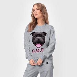 Костюм хлопковый женский DMX Low Poly Boomer Dog, цвет: меланж — фото 2
