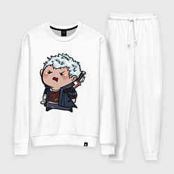 Костюм хлопковый женский Baby Nero, цвет: белый