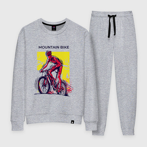 Женский костюм Mountain Bike велосипедист / Меланж – фото 1