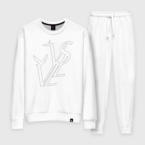 Женский костюм Репер - SODA LUV / Белый – фото 1