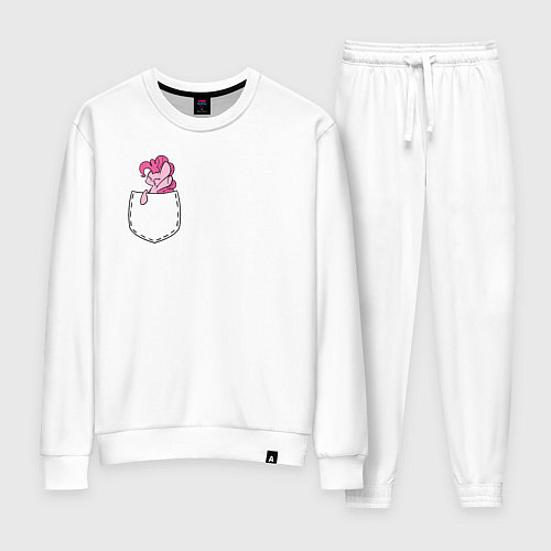 Женский костюм Pinkie Dance в кармане / Белый – фото 1
